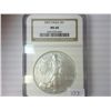 Image 1 : 2007 AMERICAN SILVER EAGLE NGC MS68