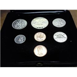 1975 CANADA DOUBLE CENT SET