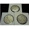 Image 2 : 1939-S, 42-S & 45-S WALKING LIBERTY HALF DOLLARS