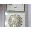 Image 1 : 1881-S MORGAN SILVER DOLLAR PCI MS63
