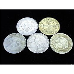 5-25 CENT CASINO TOKENS, PRESIDENT RIVER BOAT