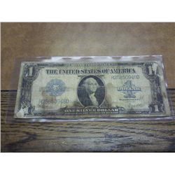 1923 LARGE SIZE $1 SILVER CERTIFICATE TOUGH SHAPE