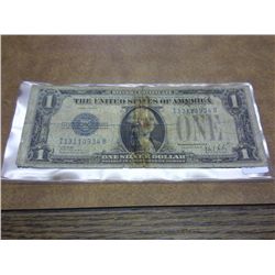 1928-B ONE DOLLAR FUNNY BACK SILVER CERTIFICATE