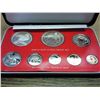 Image 1 : 1976 PAPUA NEW GUINEA PF SET 8 COINS SOME SILVER