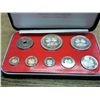 Image 2 : 1976 PAPUA NEW GUINEA PF SET 8 COINS SOME SILVER