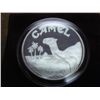 Image 2 : 1 TROY OZ .999 FINE SILVER ROUND 1993 JOE CAMEL