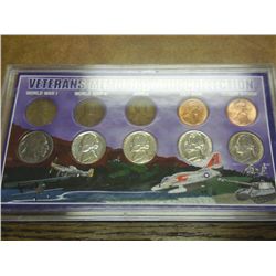 VETERANS MEMORIAL COIN COLLECTION (AS SHOWN)