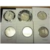 Image 2 : 6 ASSORTED WASHINGTON SILVER QUARTERS