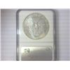 Image 2 : 1986 AMERICAN SILVER EAGLE NGC MS69
