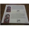 Image 2 : 2 US MINT 50 STATE QUARTER FDC'S ALASKA & WYOMING
