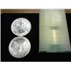 Image 1 : ROLL OF 20-1989 AMERICAN SILVER EAGLES (UNC)
