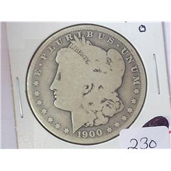 1900-O MORGAN SILVER DOLLAR