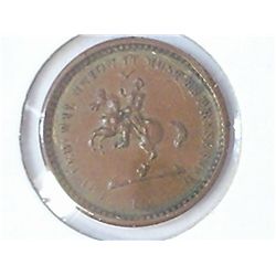 CIVIL WAR TOKEN 1863 THE FEDERAL UNION IT MUST BE