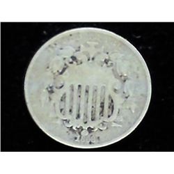 1868 SHIELD NICKEL