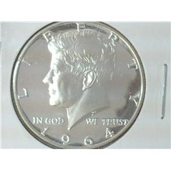 1964 KENNEDY HALF DOLLAR GEM PROOF