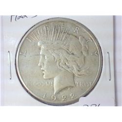 1922-S PEACE SILVER DOLLAR