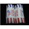 Image 1 : 2 $25 ROLLS OF JAMES MONROE P/D PRESIDENTIAL $'S