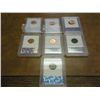 Image 2 : 7 ASSORTED SLABBED LINCOLN CENTS
