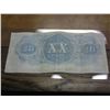 Image 2 : $20 CONEFEDERATE STATE OF AMERICA BILL HAND SIGNED