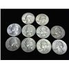 Image 1 : 10 ASSORTED WASHINGTON SILVER QUARTERS