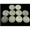 Image 2 : 10 ASSORTED WASHINGTON SILVER QUARTERS
