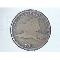 1857 FLYING EAGLE CENT