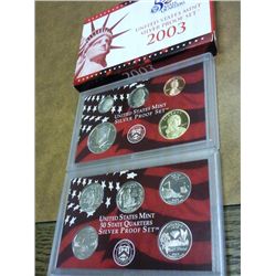 2003 US SILVER PROOF SET (WITH BOX)
