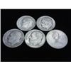 Image 1 : 5-SILVER DIMES, 4-ROOSEVELT DIME & 1 CANADIAN