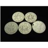 Image 2 : 5-SILVER DIMES, 4-ROOSEVELT DIME & 1 CANADIAN