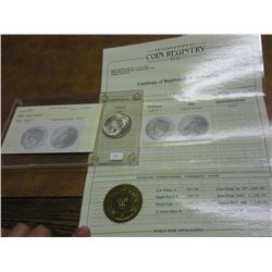 1922-P PEACE SILVER DOLLAR ICR MS65/65