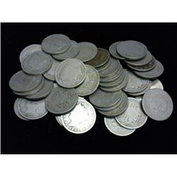 40 ASSORTED LIBERTY "V" NICKELS