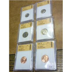 6-SGS MS70 SLABS SEE DESCRIPTION