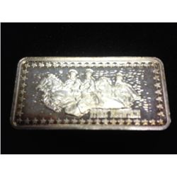 1 TROY OZ .999 FINE SILVER INGOT