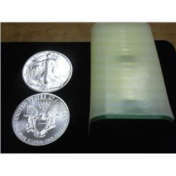ROLL OF 20-1989 AMERICAN SILVER EAGLES (UNC)