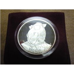 1 TROY OZ .999 FINE SILVER ROUND "JOE CAMEL"