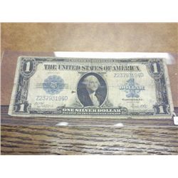 1923 LARGE SIZE $1 SILVER CERTIFICATE (AS SHOWN)