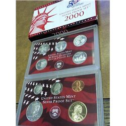 2000 US SILVER PROOF SET (WITH BOX)