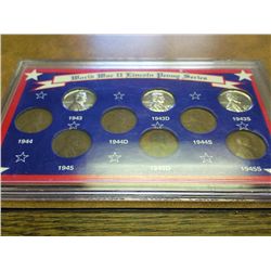 WWII LINCOLN CENT SET (AS SHOWN)