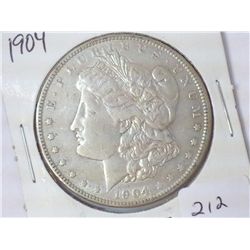 1904 MORGAN SILVER DOLLAR