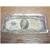 Image 1 : 1934-A $10 SILVER CERTIFICATE NORTH AFRICA (RAGGY)