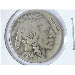 1924-S BUFFALO NICKEL (VERY GOOD)