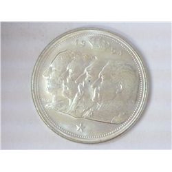 1954 BELGIUM 100 FRANCS (UNC) .4832 OZ. ASW