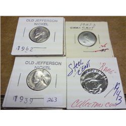 14-1939-78 JEFFERSON NICKELS SOME UNC'S AND 10