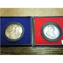 2 US MINT AMERICAS 1ST MEDALS