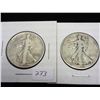 Image 1 : 1942-D & 45-D WALKING LIBERTY HALF DOLLARS
