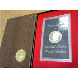 1973-S IKE SILVER DOLLAR PROOF (BROWN PACK)