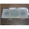 Image 2 : CONFEDERATE STATES OF AMERICA $20 NOTE