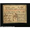 Image 1 : Georgia 1777 $3 Extremely Fine-About New.