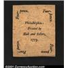 Image 2 : Pennsylvania October 25, 1775 4d Gem New.