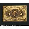Image 1 : Fr. 1231 5c First Issue Very Choice New.